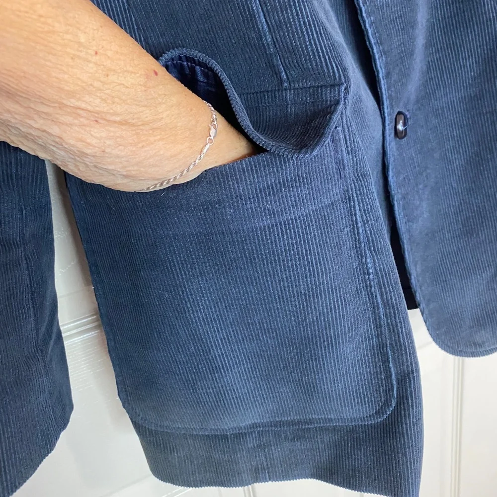 Haggar Corduroy 2 Button Blazer Sz 40